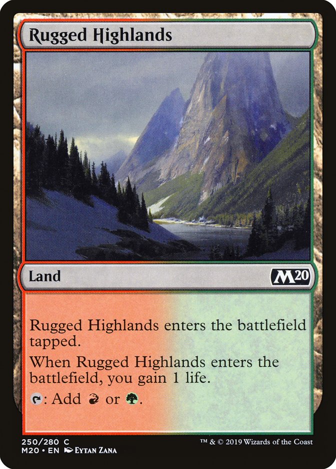 Rugged Highlands [Core Set 2020] | Nerdhalla Games