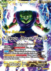 Piccolo // Piccolo, Supreme Power (BT17-082) [Ultimate Squad Prerelease Promos] | Nerdhalla Games