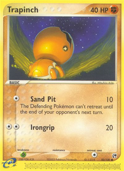 Trapinch (82/100) [EX: Sandstorm] | Nerdhalla Games