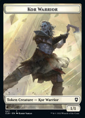 Kor Warrior // Angel Warrior Double-sided Token [Commander Legends: Battle for Baldur's Gate Tokens] | Nerdhalla Games