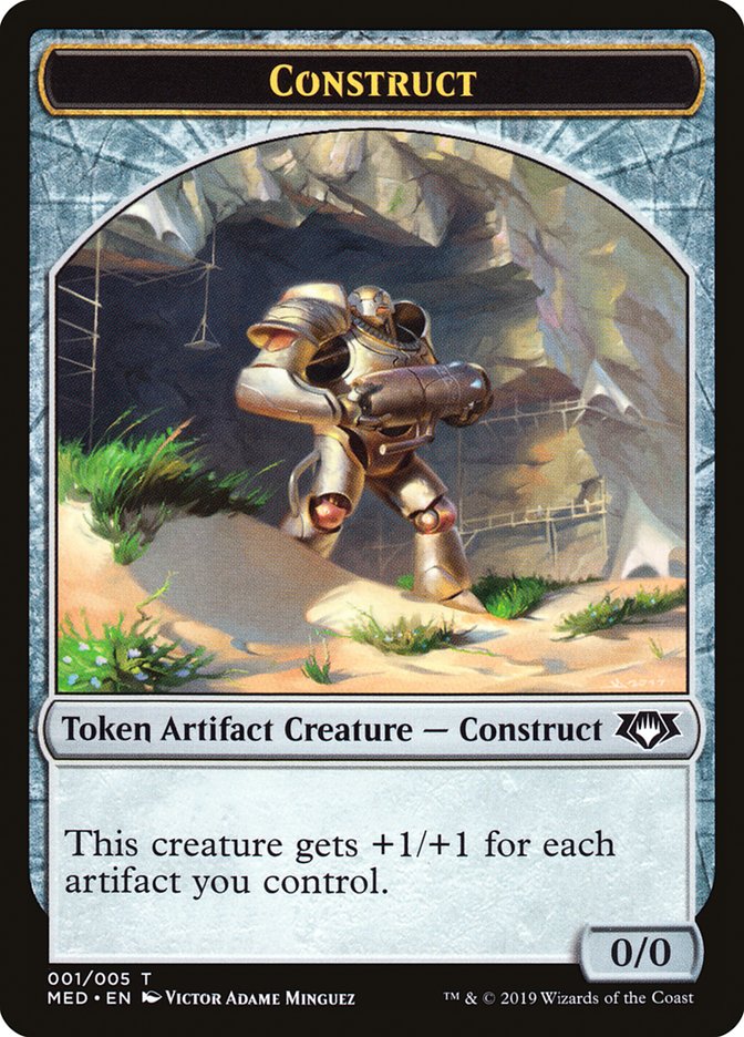 Construct (001/005) [Mythic Edition Tokens] | Nerdhalla Games