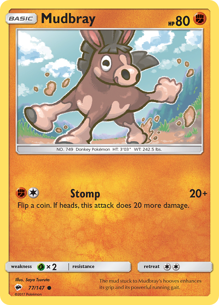 Mudbray (77/147) [Sun & Moon: Burning Shadows] | Nerdhalla Games