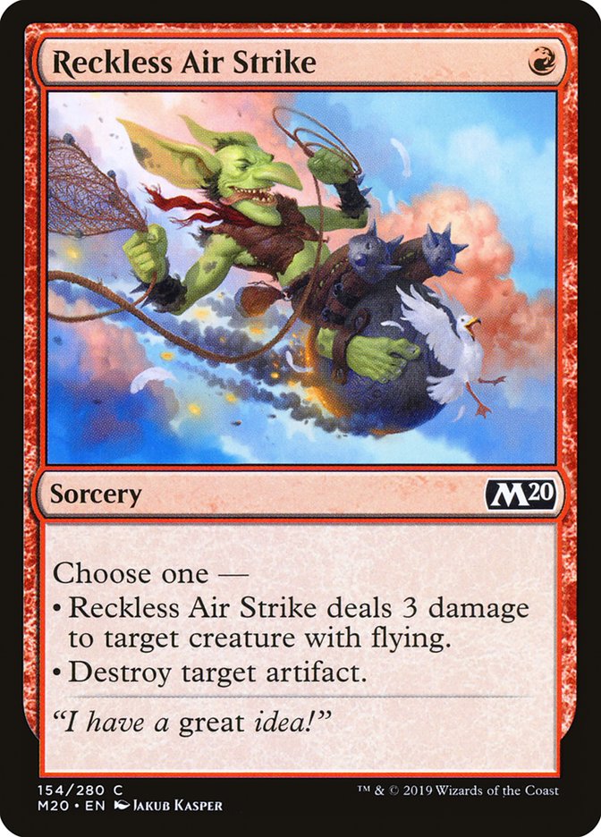 Reckless Air Strike [Core Set 2020] | Nerdhalla Games