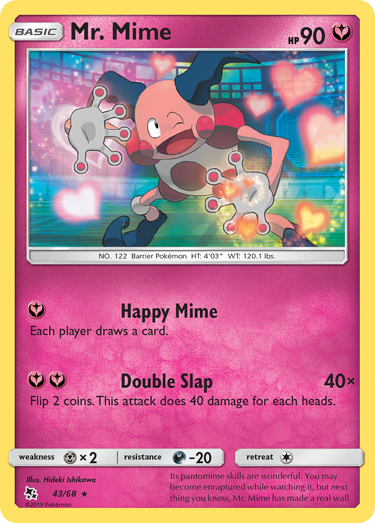 Mr. Mime (43/68) [Sun & Moon: Hidden Fates] | Nerdhalla Games