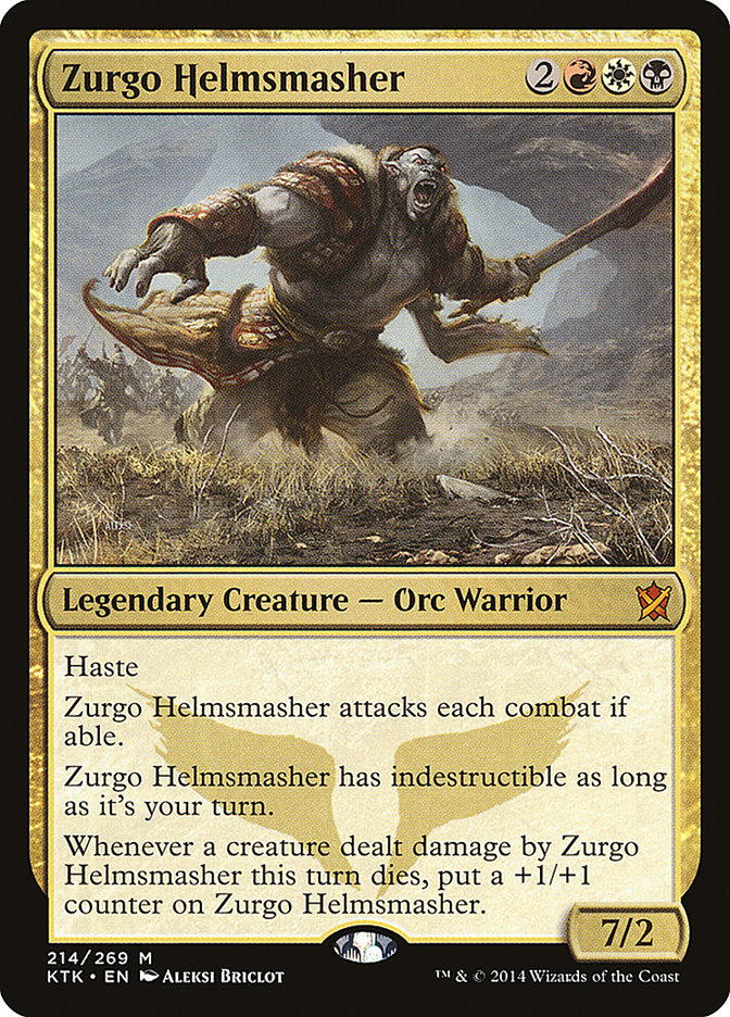 Zurgo Helmsmasher [Khans of Tarkir] | Nerdhalla Games