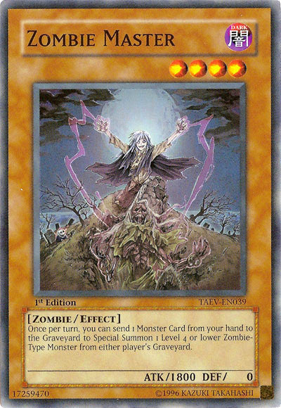 Zombie Master [TAEV-EN039] Super Rare | Nerdhalla Games