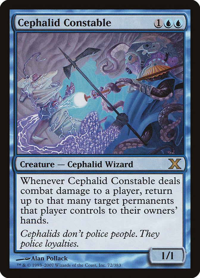 Cephalid Constable [Tenth Edition] | Nerdhalla Games