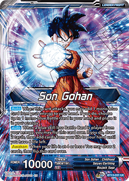 Son Gohan // SS2 Son Gohan, Pushed to the Brink (Uncommon) [BT13-031] | Nerdhalla Games