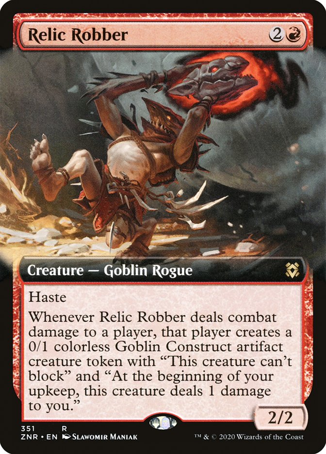 Relic Robber (Extended Art) [Zendikar Rising] | Nerdhalla Games