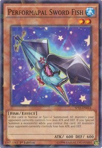 Performapal Sword Fish [SP15-EN014] Shatterfoil Rare | Nerdhalla Games