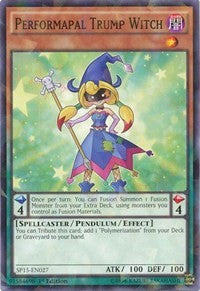 Performapal Trump Witch [SP15-EN027] Shatterfoil Rare | Nerdhalla Games