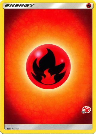 Fire Energy (Charizard Stamp #35) [Battle Academy 2020] | Nerdhalla Games