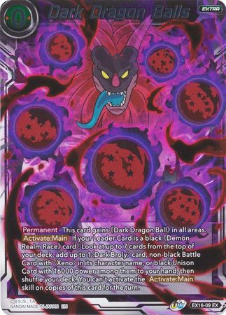 Dark Dragon Balls [EX16-09] | Nerdhalla Games