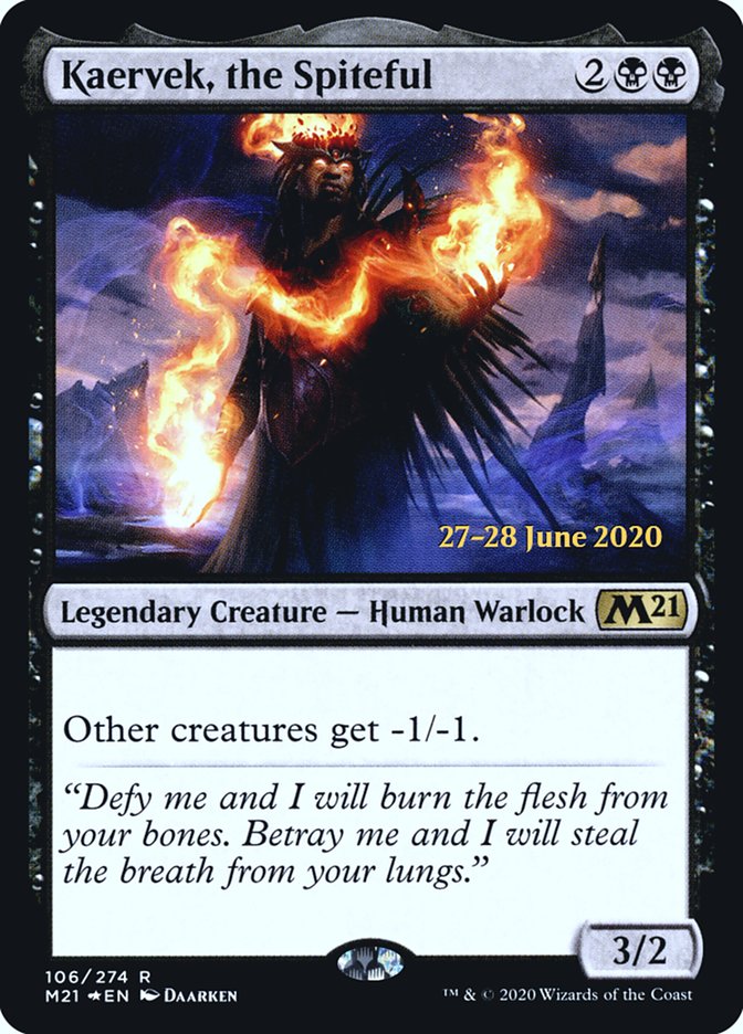 Kaervek, the Spiteful  [Core Set 2021 Prerelease Promos] | Nerdhalla Games