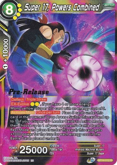 Super 17, Powers Combined (BT14-112) [Cross Spirits Prerelease Promos] | Nerdhalla Games