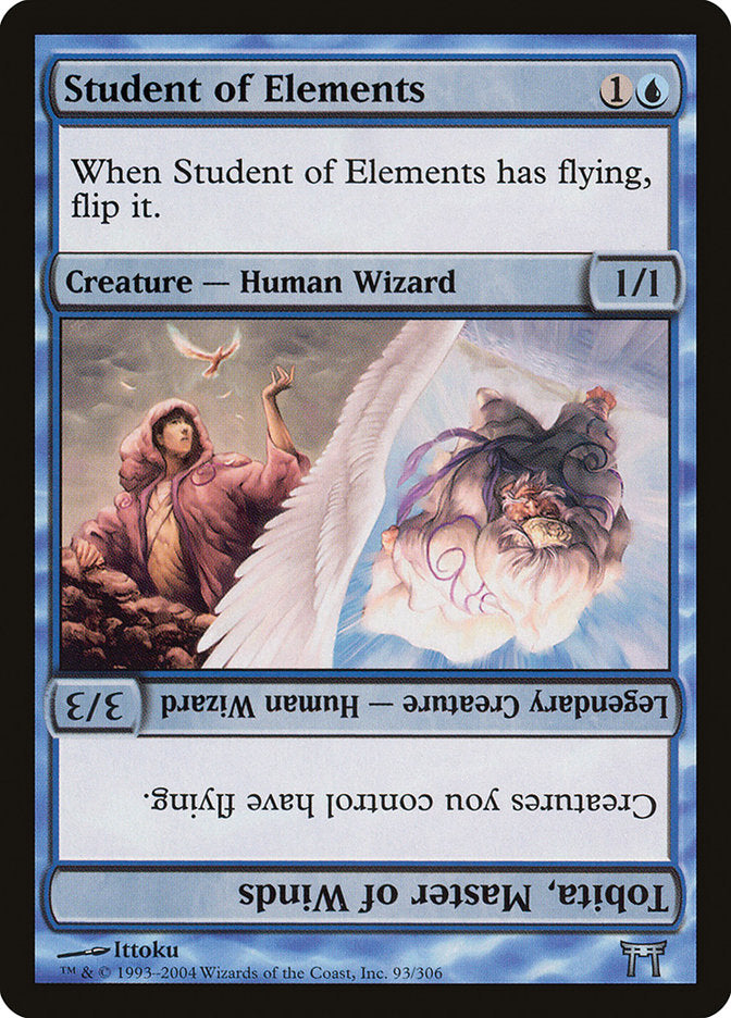 Student of Elements // Tobita, Master of Winds [Champions of Kamigawa] | Nerdhalla Games