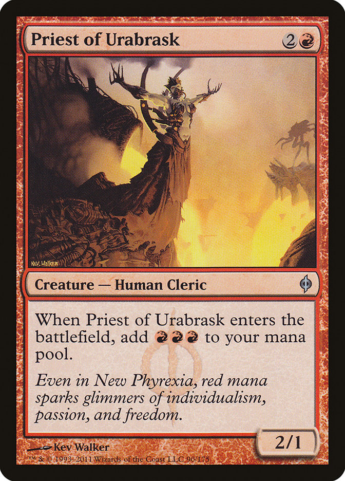 Priest of Urabrask [New Phyrexia] | Nerdhalla Games