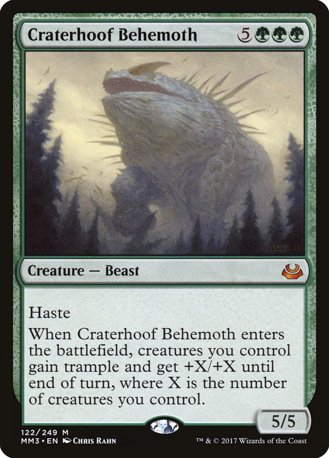 Craterhoof Behemoth [Modern Masters 2017] | Nerdhalla Games