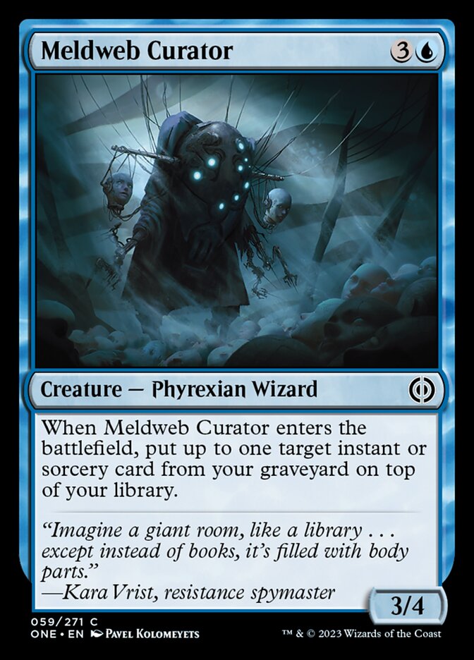 Meldweb Curator [Phyrexia: All Will Be One] | Nerdhalla Games