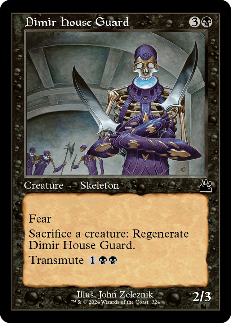 Dimir House Guard (Retro Frame) [Ravnica Remastered] | Nerdhalla Games