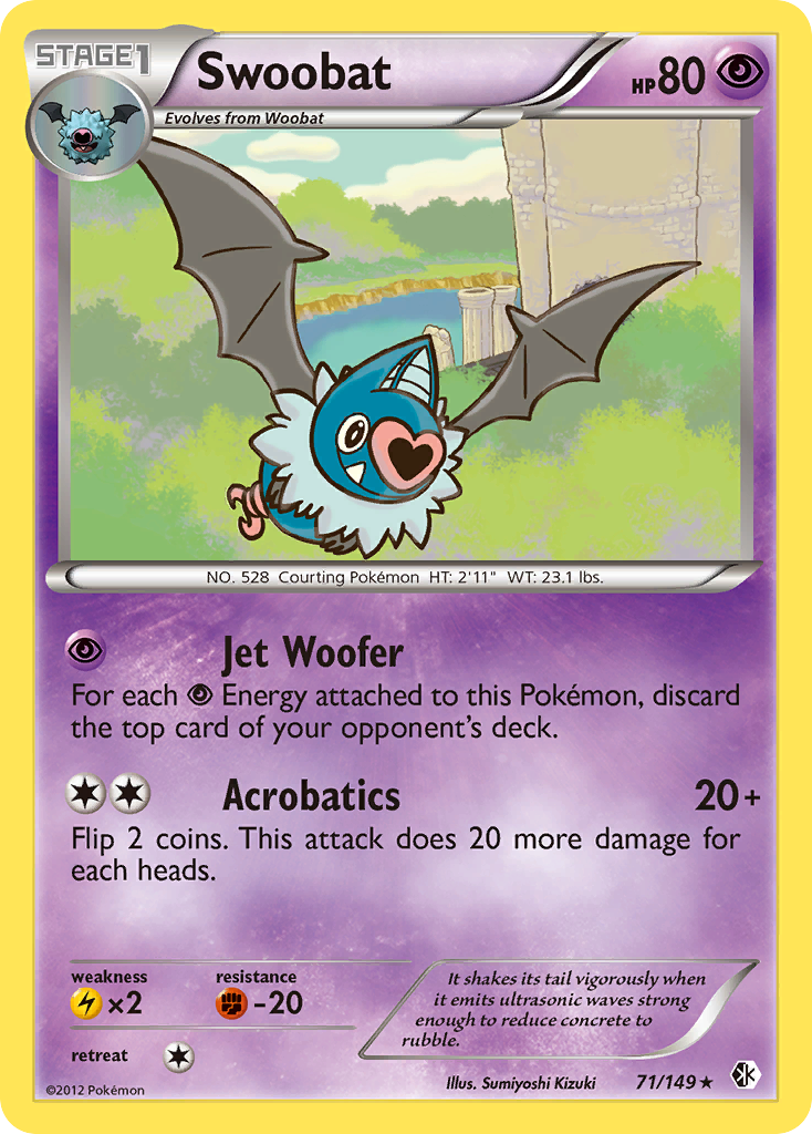 Swoobat (71/149) [Black & White: Boundaries Crossed] | Nerdhalla Games