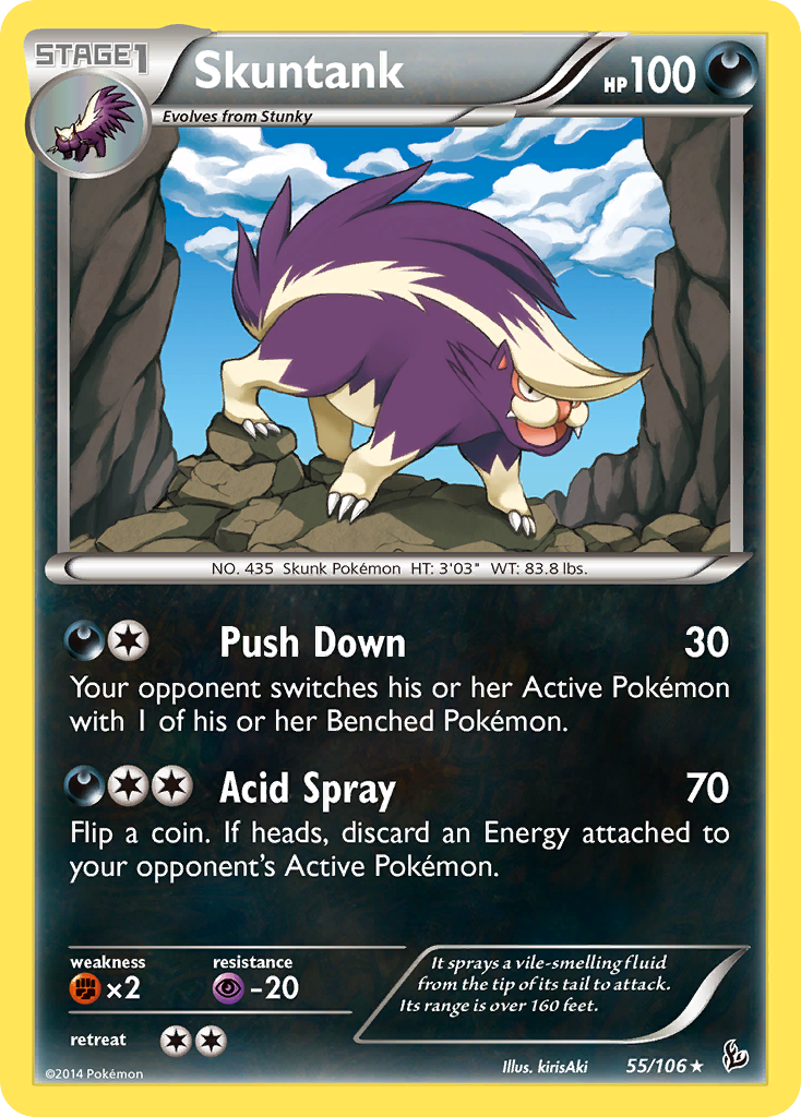 Skuntank (55/106) [XY: Flashfire] | Nerdhalla Games