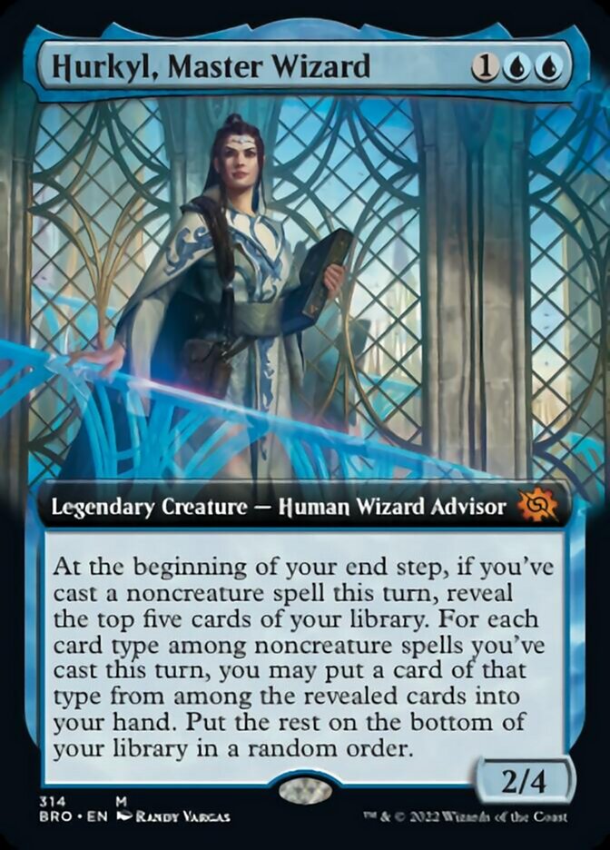 Hurkyl, Master Wizard (Extended Art) [The Brothers' War] | Nerdhalla Games