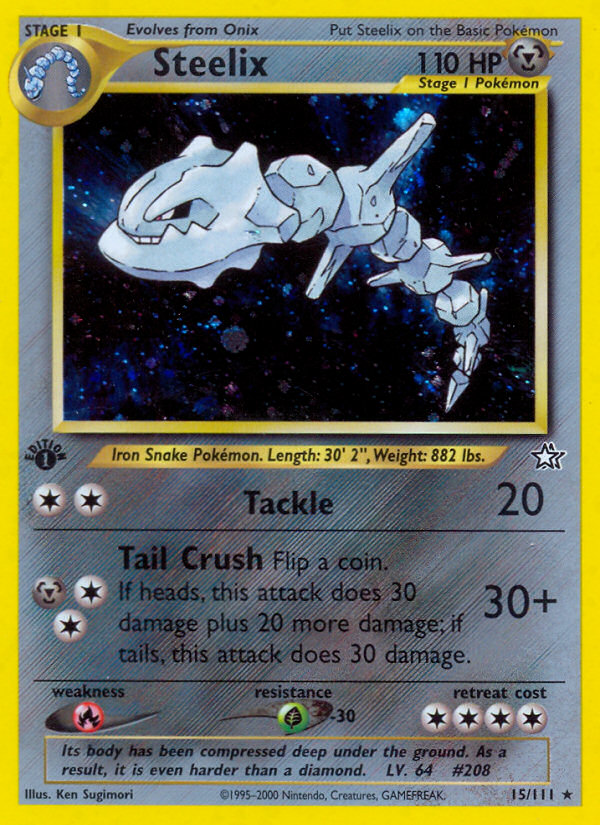 Steelix (15/111) [Neo Genesis 1st Edition] | Nerdhalla Games