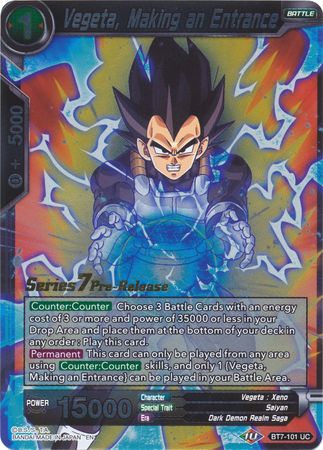 Vegeta, Making an Entrance [BT7-101_PR] | Nerdhalla Games