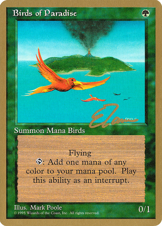 Birds of Paradise (Eric Tam) [Pro Tour Collector Set] | Nerdhalla Games