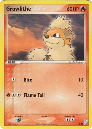 Growlithe (4/12) [EX: Trainer Kit 2 - Minun] | Nerdhalla Games