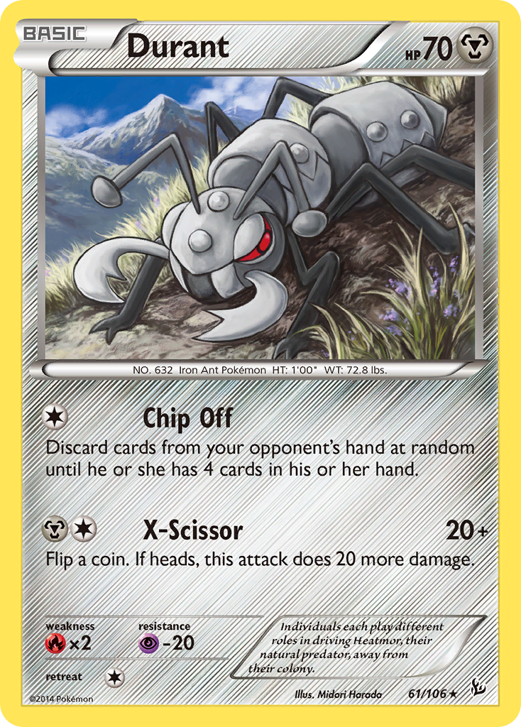 Durant (61/106) [XY: Flashfire] | Nerdhalla Games