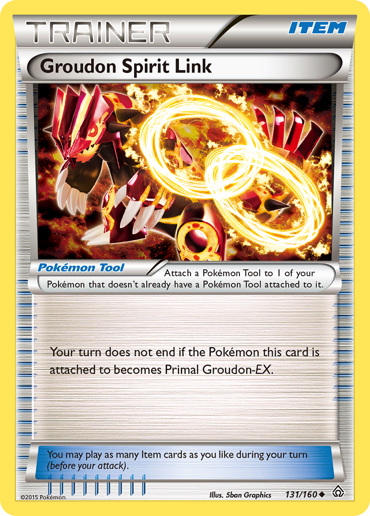 Groudon Spirit Link (131/160) [XY: Primal Clash] | Nerdhalla Games