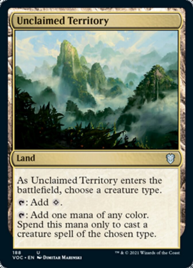 Unclaimed Territory [Innistrad: Crimson Vow Commander] | Nerdhalla Games