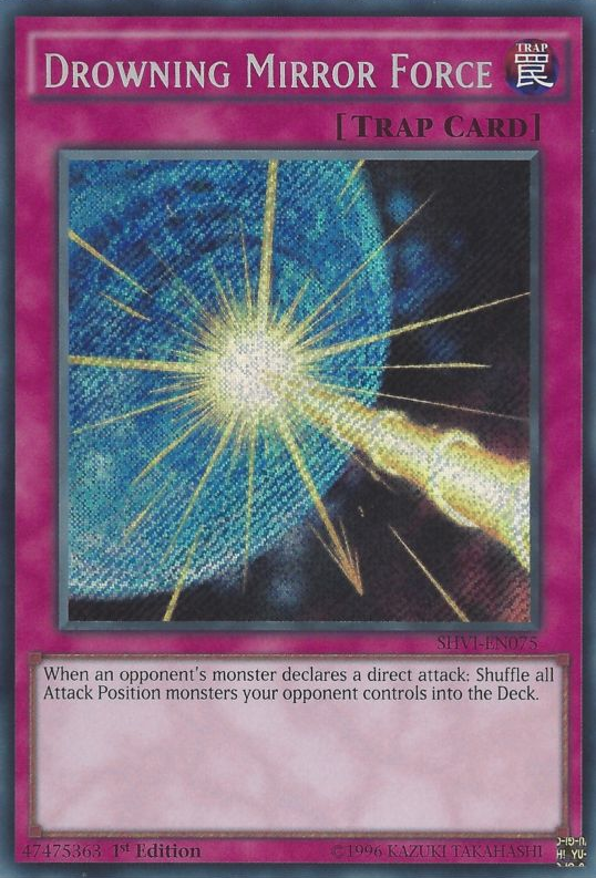 Drowning Mirror Force [SHVI-EN075] Secret Rare | Nerdhalla Games