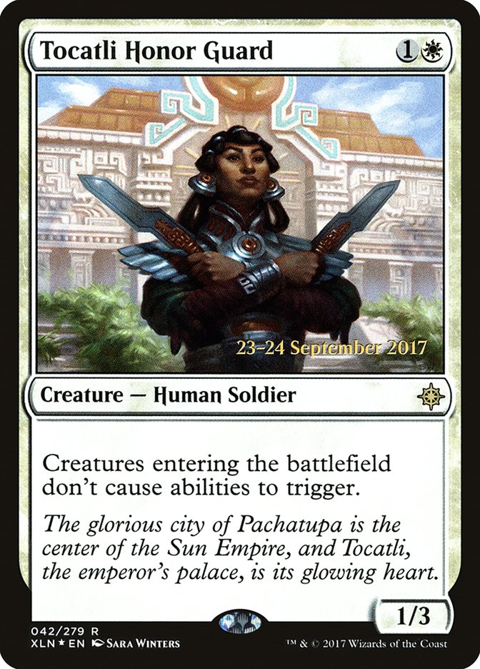 Tocatli Honor Guard  [Ixalan Prerelease Promos] | Nerdhalla Games