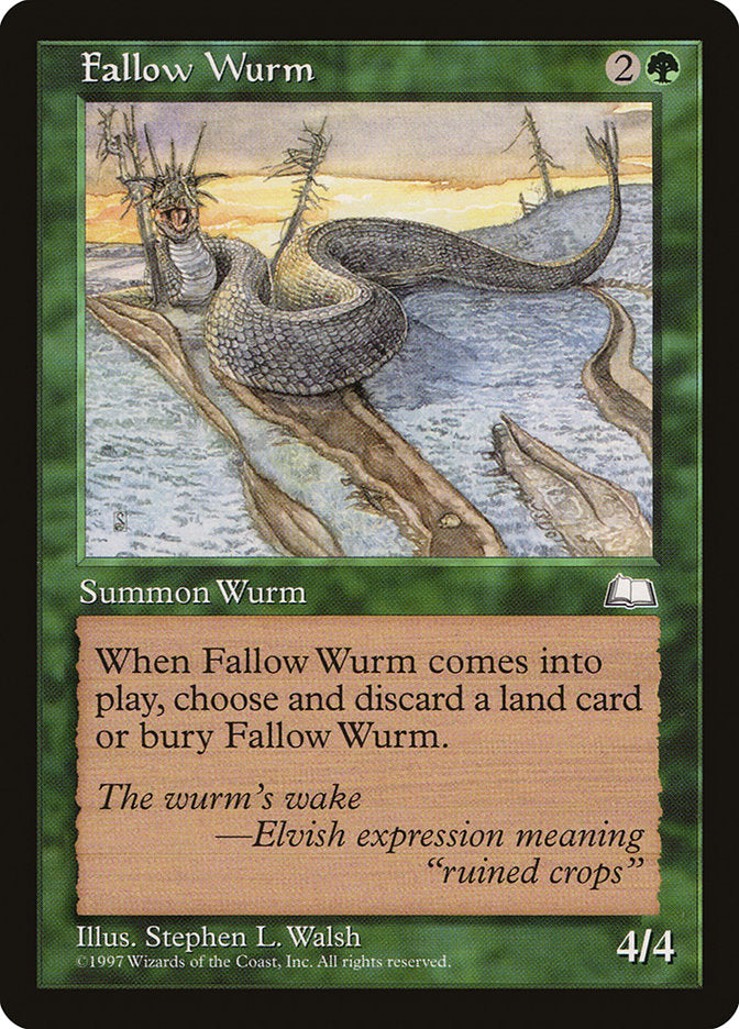 Fallow Wurm [Weatherlight] | Nerdhalla Games