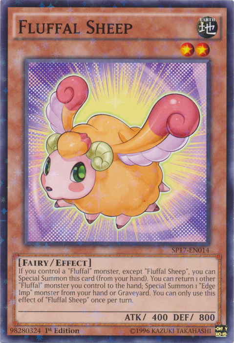 Fluffal Sheep [SP17-EN014] Starfoil Rare | Nerdhalla Games