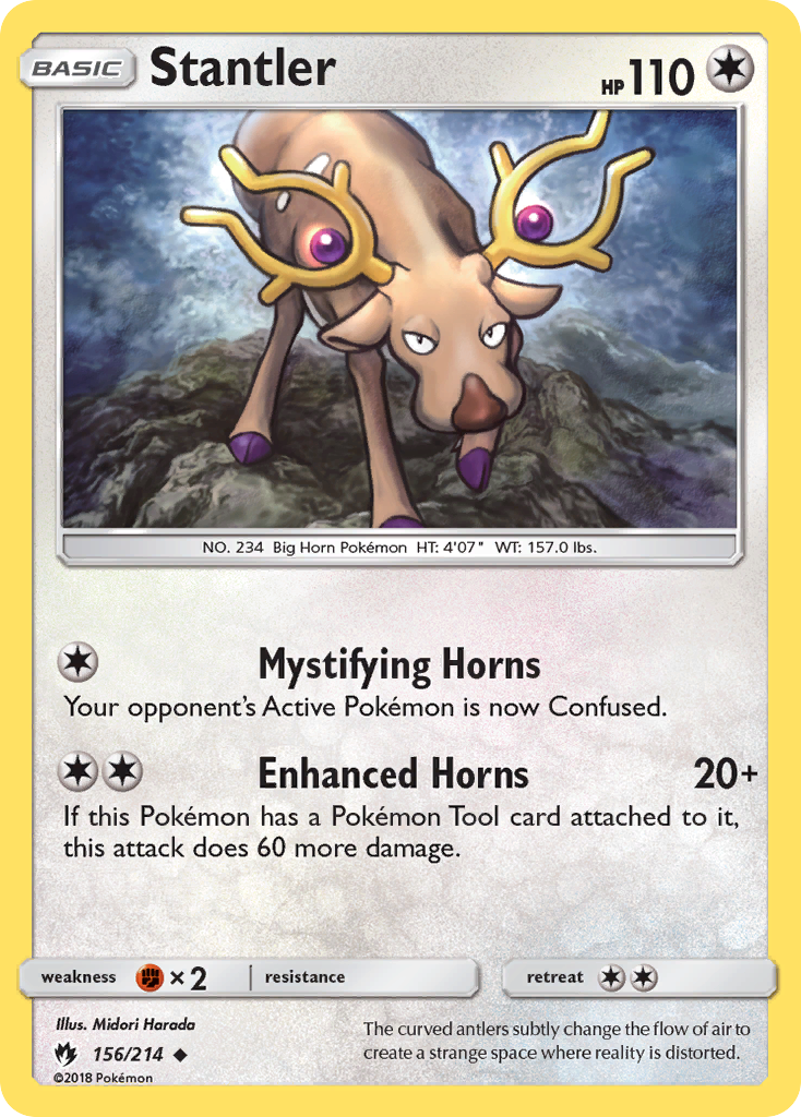 Stantler (156/214) [Sun & Moon: Lost Thunder] | Nerdhalla Games