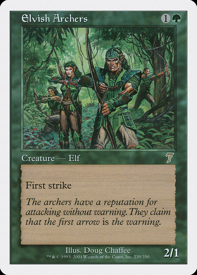 Elvish Archers [Seventh Edition] | Nerdhalla Games