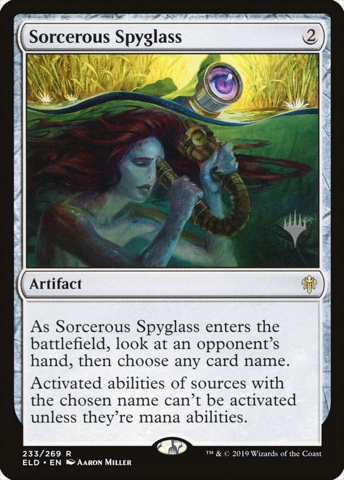 Sorcerous Spyglass (Promo Pack) [Throne of Eldraine Promos] | Nerdhalla Games