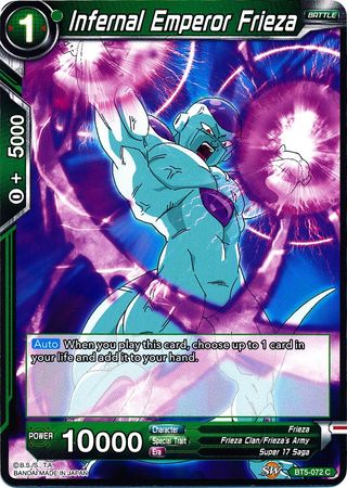 Infernal Emperor Frieza (BT5-072) [Miraculous Revival] | Nerdhalla Games