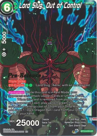 Lord Slug, Out of Control (BT12-076) [Vicious Rejuvenation Prerelease Promos] | Nerdhalla Games