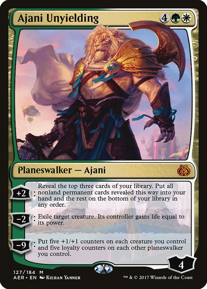 Ajani Unyielding [Aether Revolt] | Nerdhalla Games