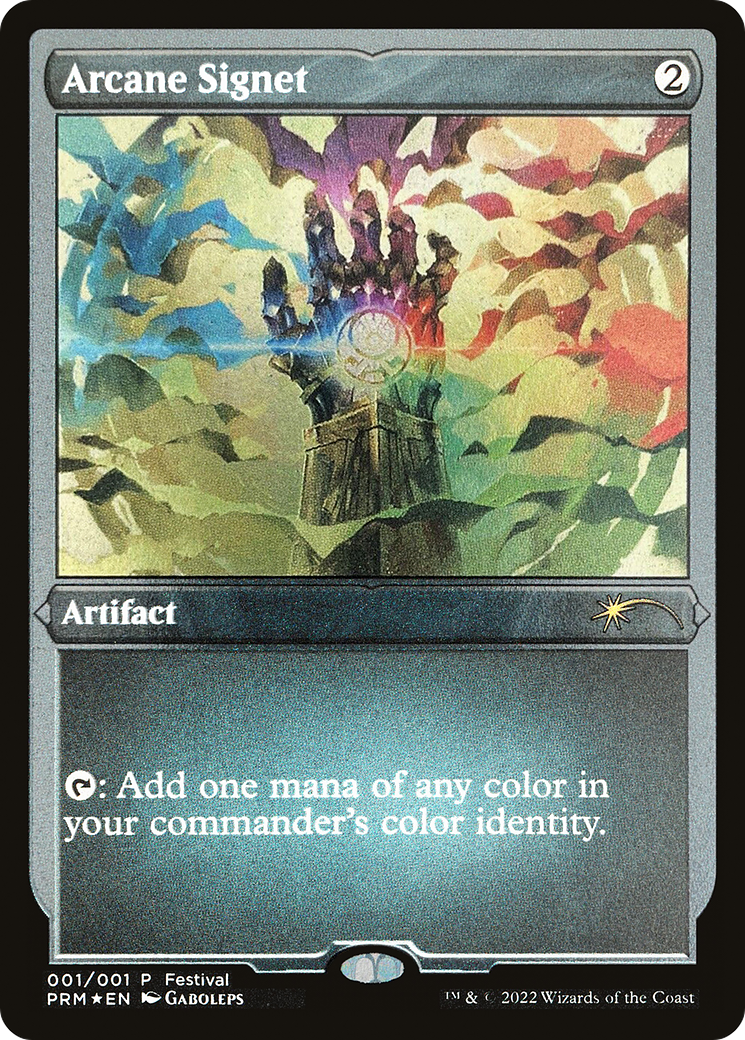 Arcane Signet (Foil Etched) [30th Anniversary Promos] | Nerdhalla Games