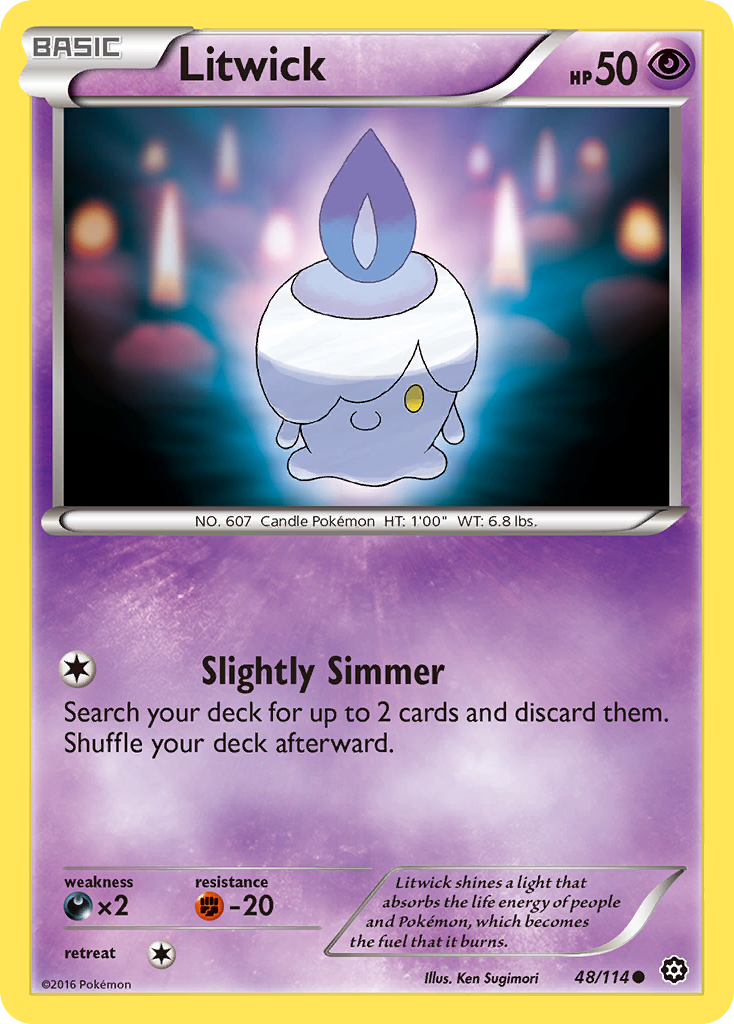 Litwick (48/114) [XY: Steam Siege] | Nerdhalla Games