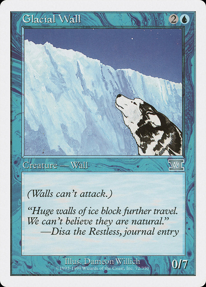 Glacial Wall [Classic Sixth Edition] | Nerdhalla Games