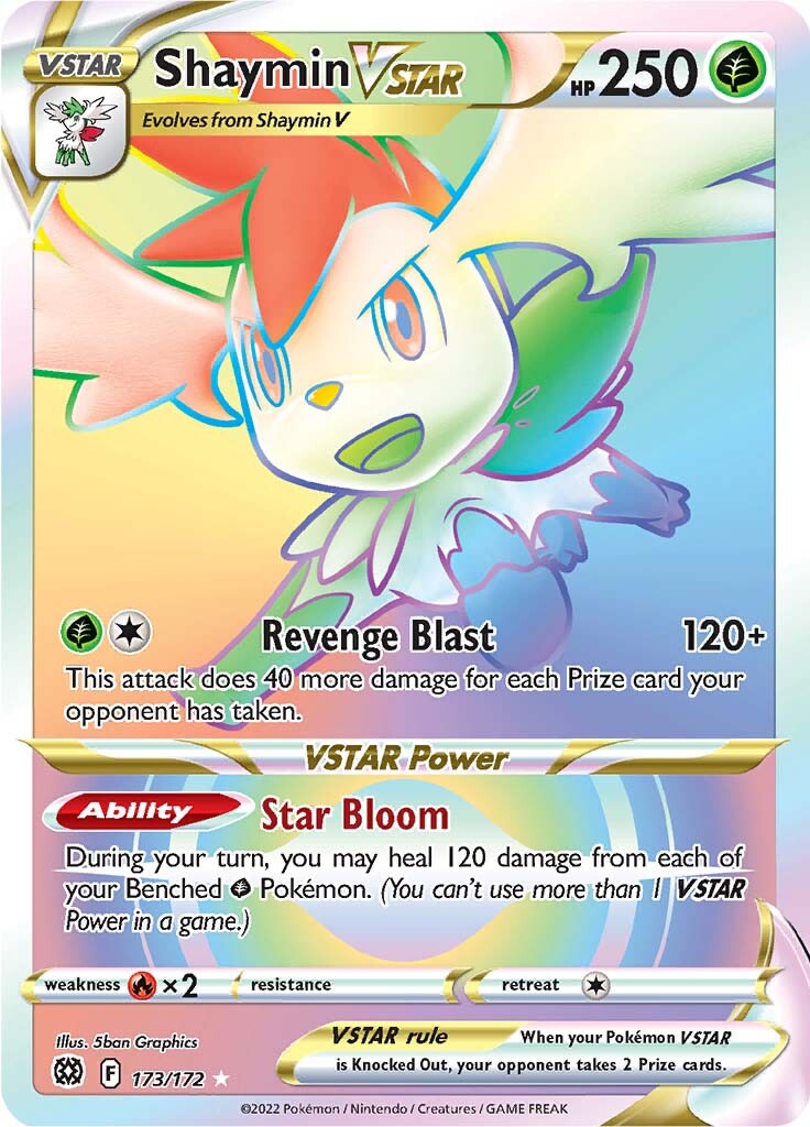 Shaymin VSTAR (173/172) [Sword & Shield: Brilliant Stars] | Nerdhalla Games