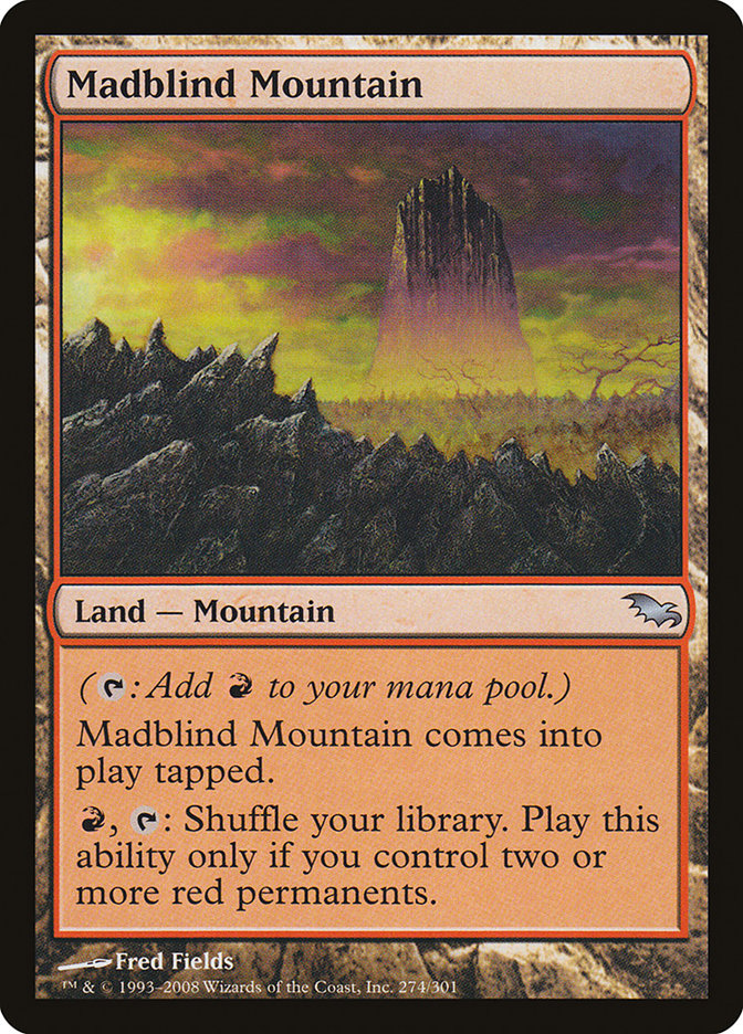 Madblind Mountain [Shadowmoor] | Nerdhalla Games