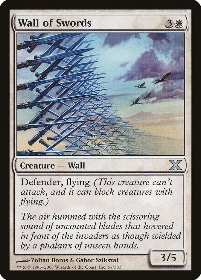 Wall of Swords [Tenth Edition] | Nerdhalla Games